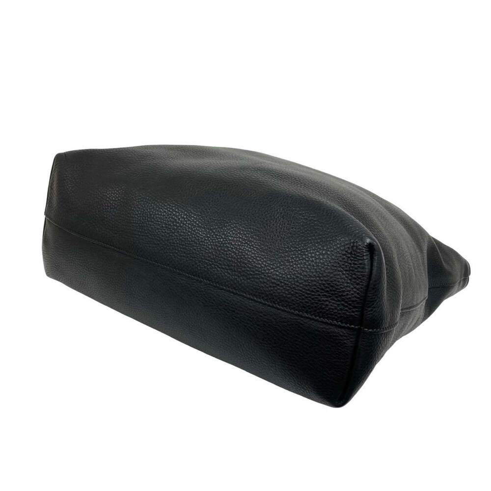 PRADA Black Leather Shoulder Bag - Picture 8 of 10